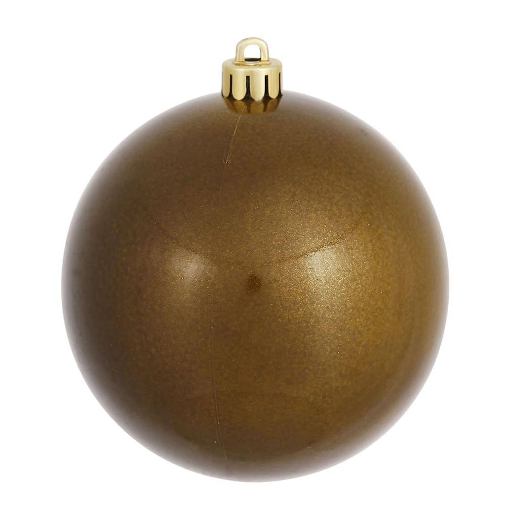 8" Olive Candy Ball Ornament 1