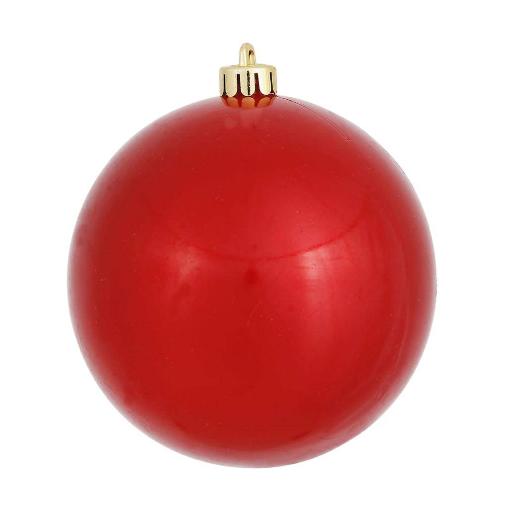 10" Red Candy Ball Ornament 1