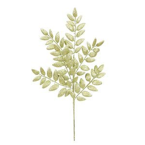 22" Lime Glitter Honey Locust Spray (6 pack) 1