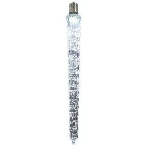 24" Cool White Falling LED C7 Icicle Bulb 1