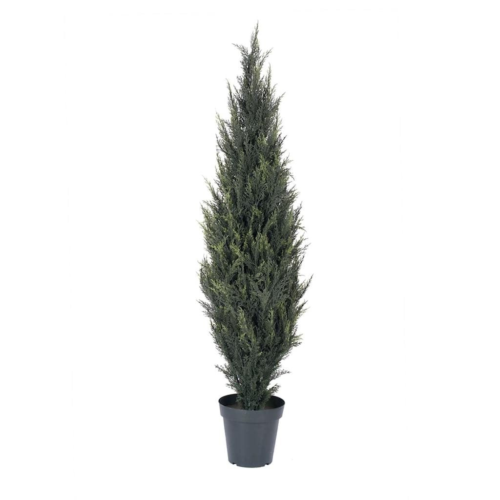 60" Artificial Pond Cypress in Black Pot 1