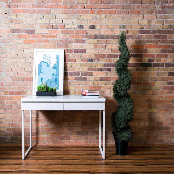 63" Artificial Pond Cypress Spiral in Black Pot 3