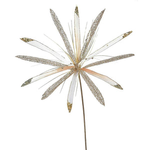 24" Artificial Rose Gold Velvet Papyrus Flower (3 pack) 1