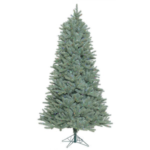 15' x 101" Artificial Slim Colorado Blue Spruce Tree with 3,300 Multi Color LED Lights 1