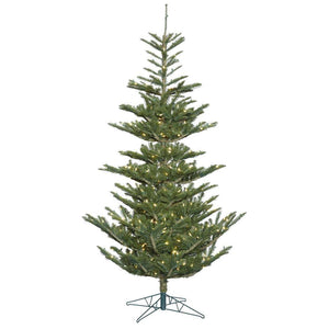 6' x 48" Artificial Alberta Spruce Tree with 300 Warm White LED Lights 1