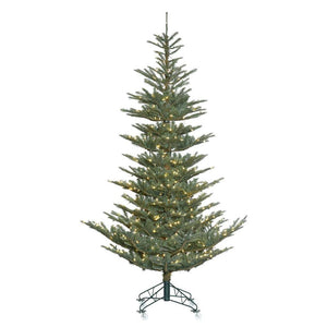 12' x 80" Artificial Alberta Blue Spruce Tree with 1300 Warm White LED Lights 1