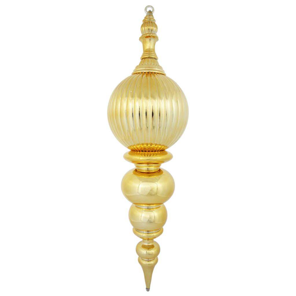 28" Gold Shiny Finial Ornament 1
