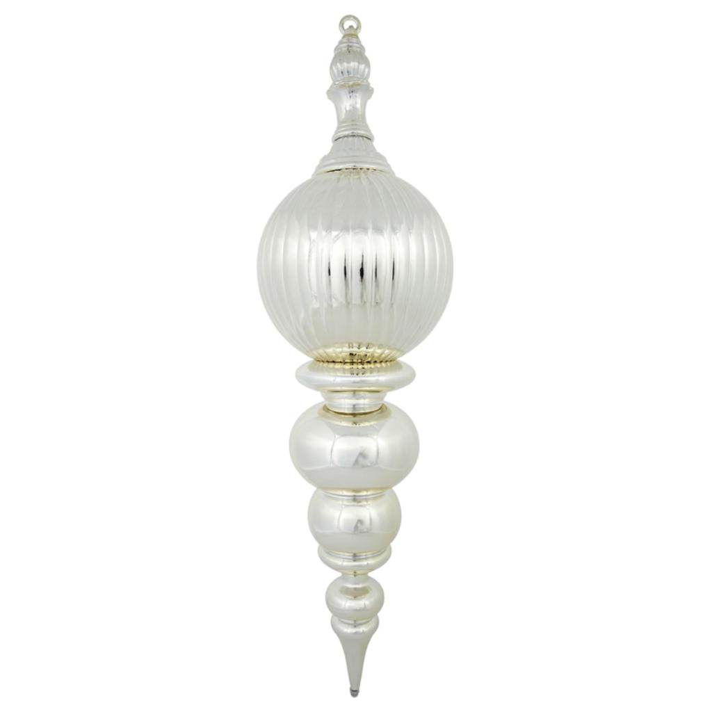 28" Champagne Shiny Finial Ornament 1