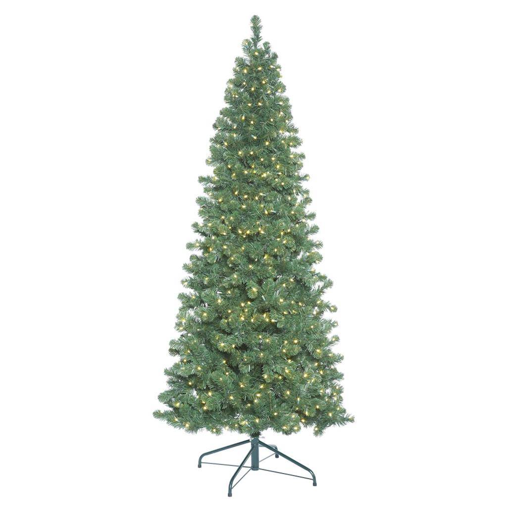6.5' x 60" Artificial Oregon Fir Tree with 700 Warm White LED Lights 1