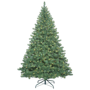 7.5' x 65" Artificial Oregon Fir Tree with 900 Warm White LED Lights 1
