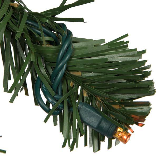 4' Artificial Oregon Fir Swag Garland 50 Multi-Colored LED Lights 4