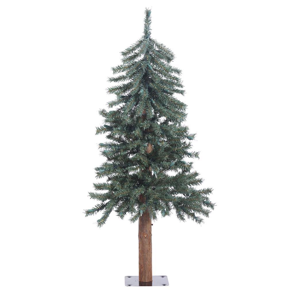 3' x 22.5" Artificial Natural Bark Alpine Tree 1