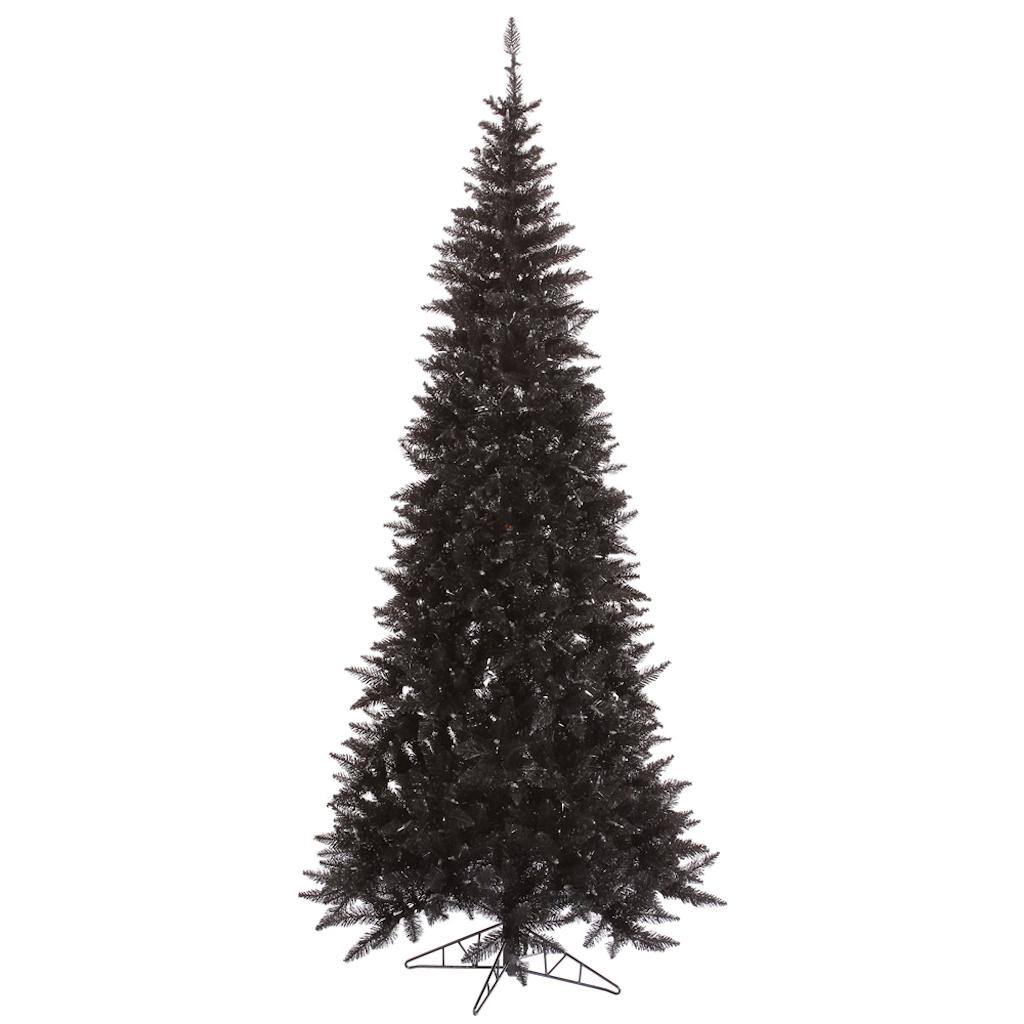 6.5' x 34" Black Slim Fir Tree 1