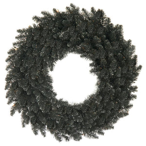 24" Artificial Black Fir Wreath 1