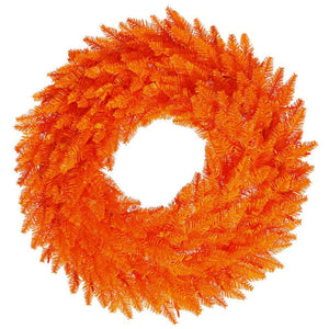 30" Artificial Orange Fir Wreath 1