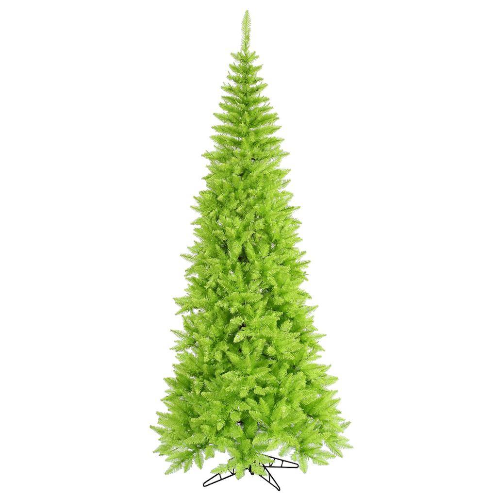 9' x 46" Lime Slim Fir Tree 1