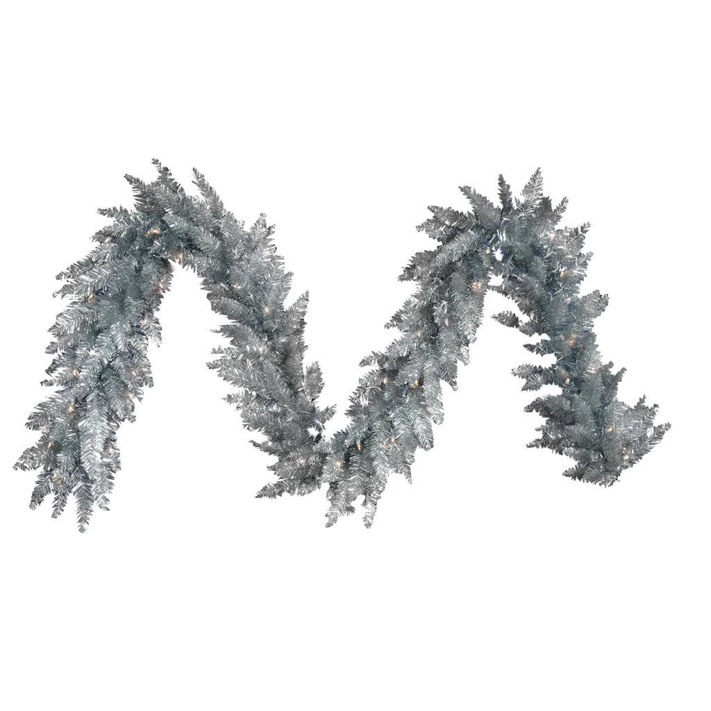 9' x 14" Artificial Silver Fir Garland 1