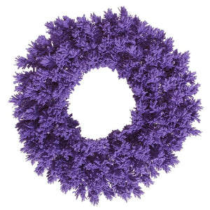 24" Artificial Flocked Purple Fir 1