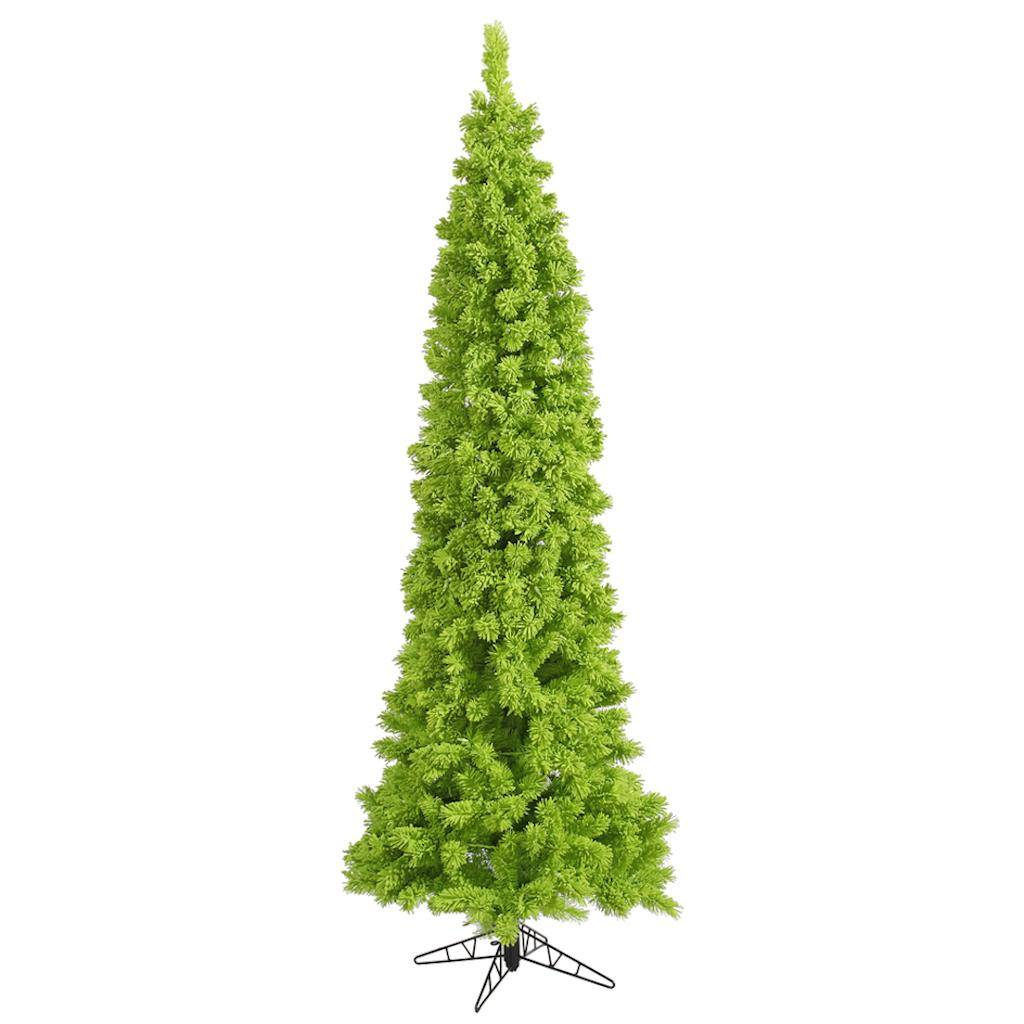 6.5' x 37" Flocked Lime Fir Tree 1