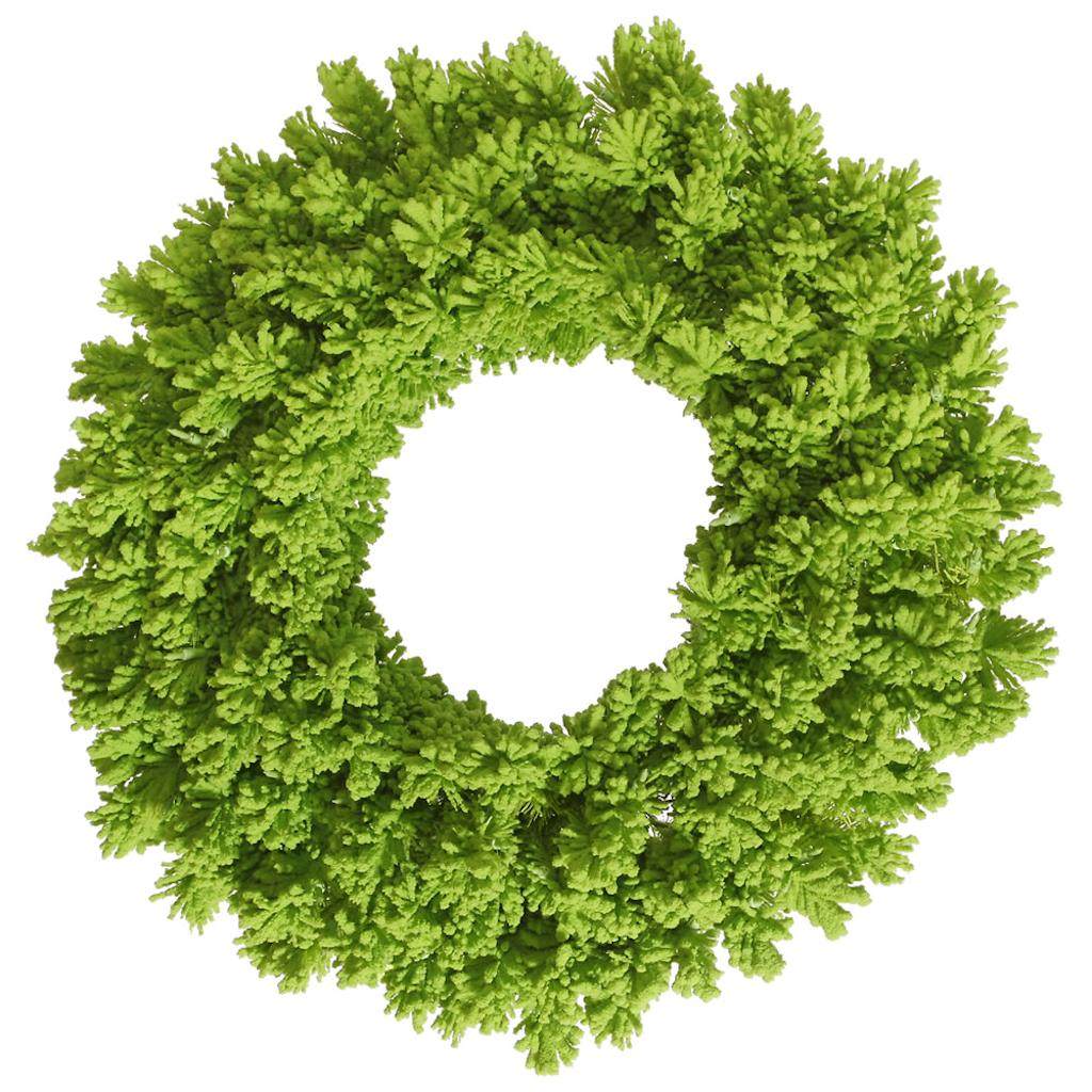 30" Artificial Flocked Lime Fir 1