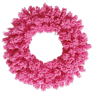 30" Artificial Flocked Pink Fir 1