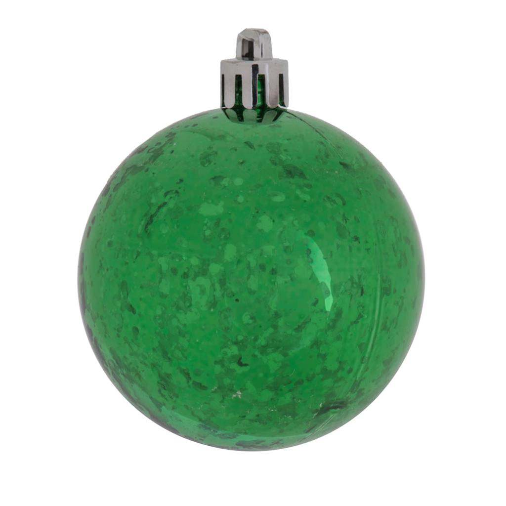 8" Green Shiny Mercury Ball Ornament 1