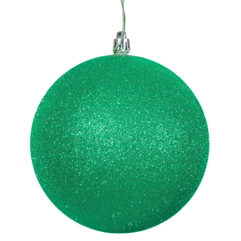 3" Seafoam Glitter Ball Ornament (12 pack) 1