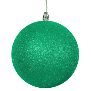 3" Seafoam Glitter Ball Ornament (12 pack) 1