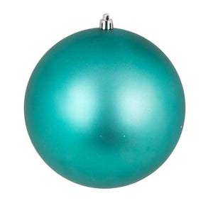 8" Teal Matte Finish Ball Ornament 1