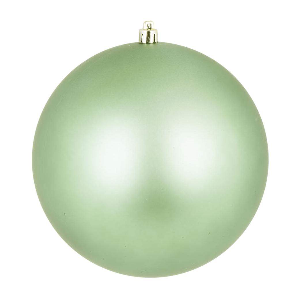 12" Celadon Matte Ball Ornaments 1