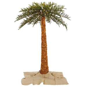 6' Artificial Outdoor Royal Palm Tree 500 LED Lights 1