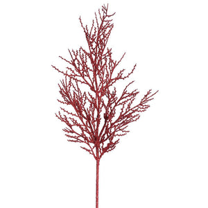 28" Red Glitter Wild Huck Spray (6 pack) 1