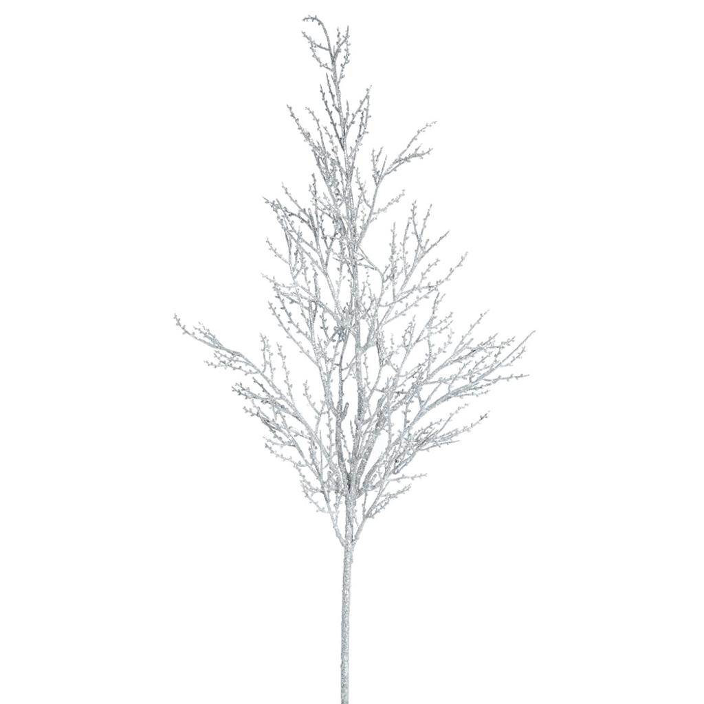 28" Silver Glitter Wild Huck Spray (6 pack) 1