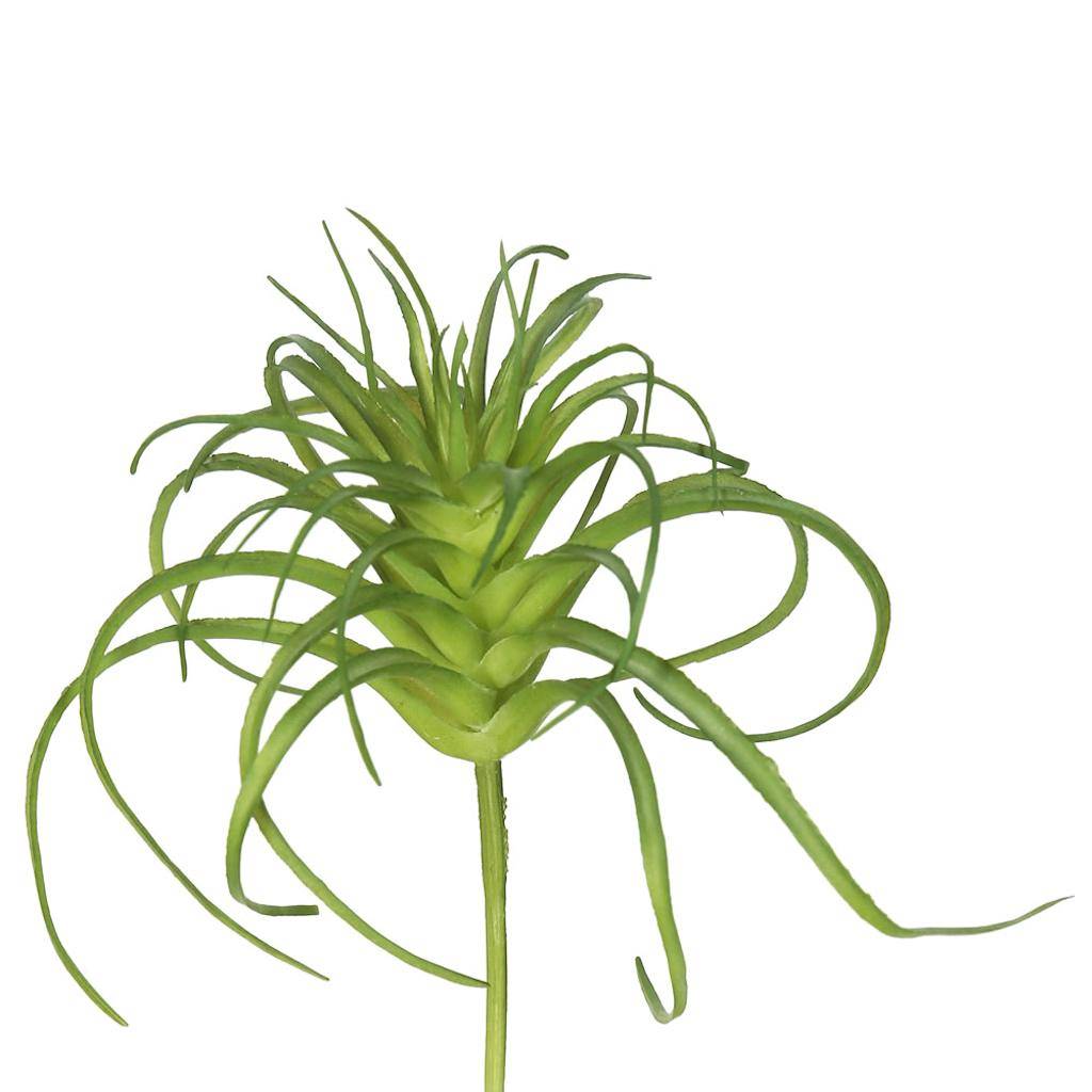 5" Artificial Frosted Green Grass Stem (6 pack) 1