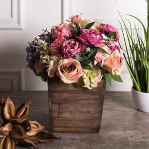 24" Artificial Pink Peony Stem (3 Pack) 6
