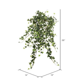 26" Artificial Variegated Mini Ivy Hanging Spray 2