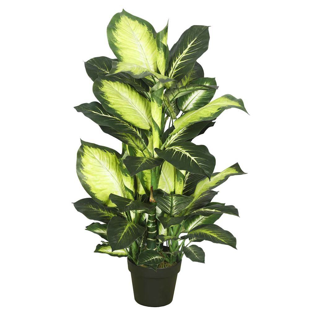 40" Artificial Potted Dieffenbachia 1