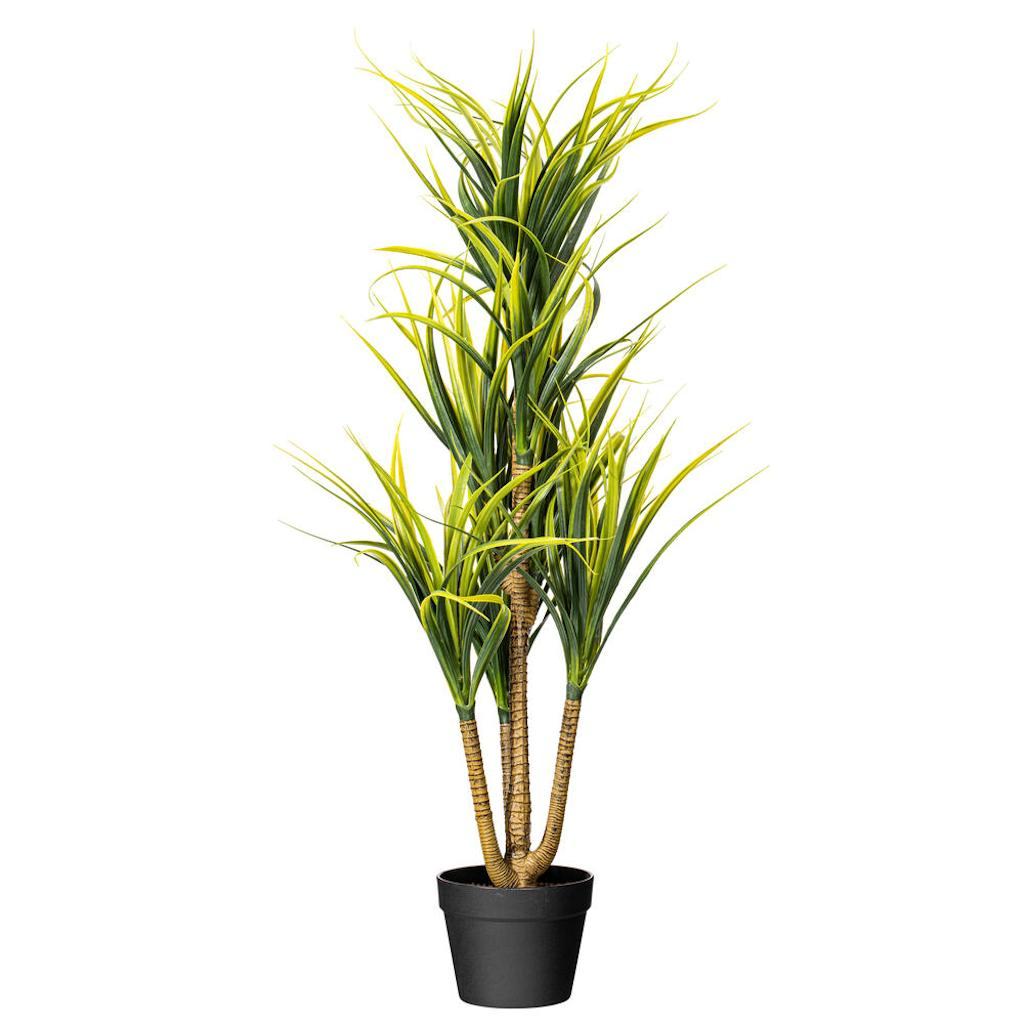 40" Artificial Potted Green Yucca 1