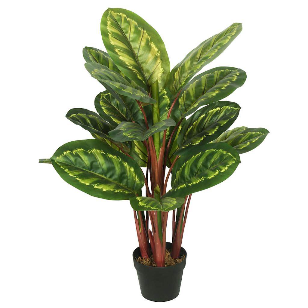 36" Artificial Potted Peacock Plant 1