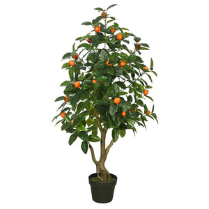 48" Artificial Real Touch Orange Tree 1