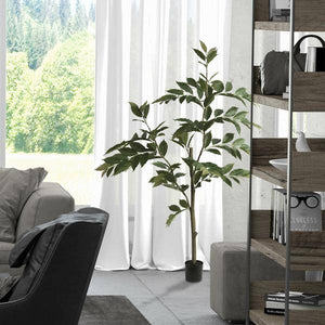 60" Artificial Potted Nandina Tree 3