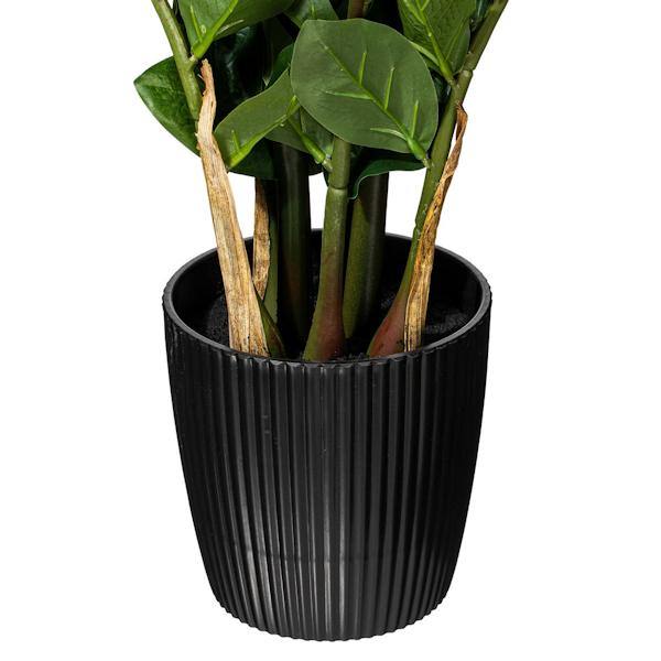 28" Artificial Zamifolia in Black Pot 3