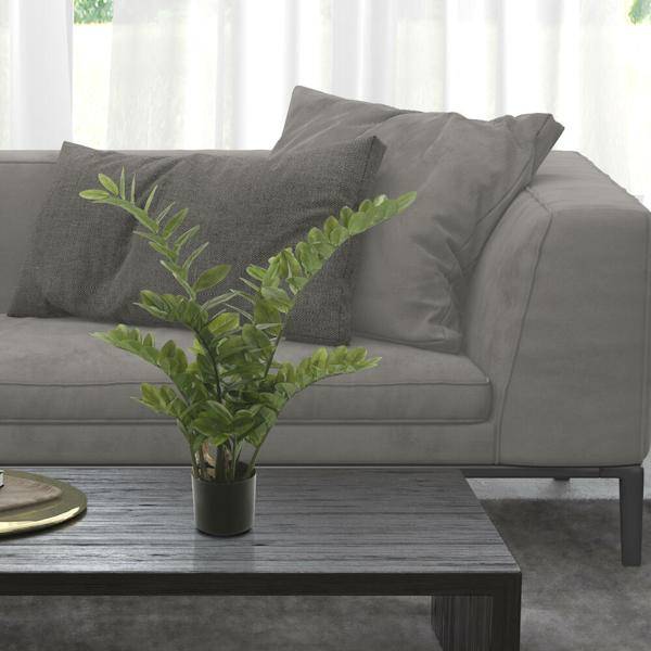 28" Artificial Zamifolia in Black Pot 4