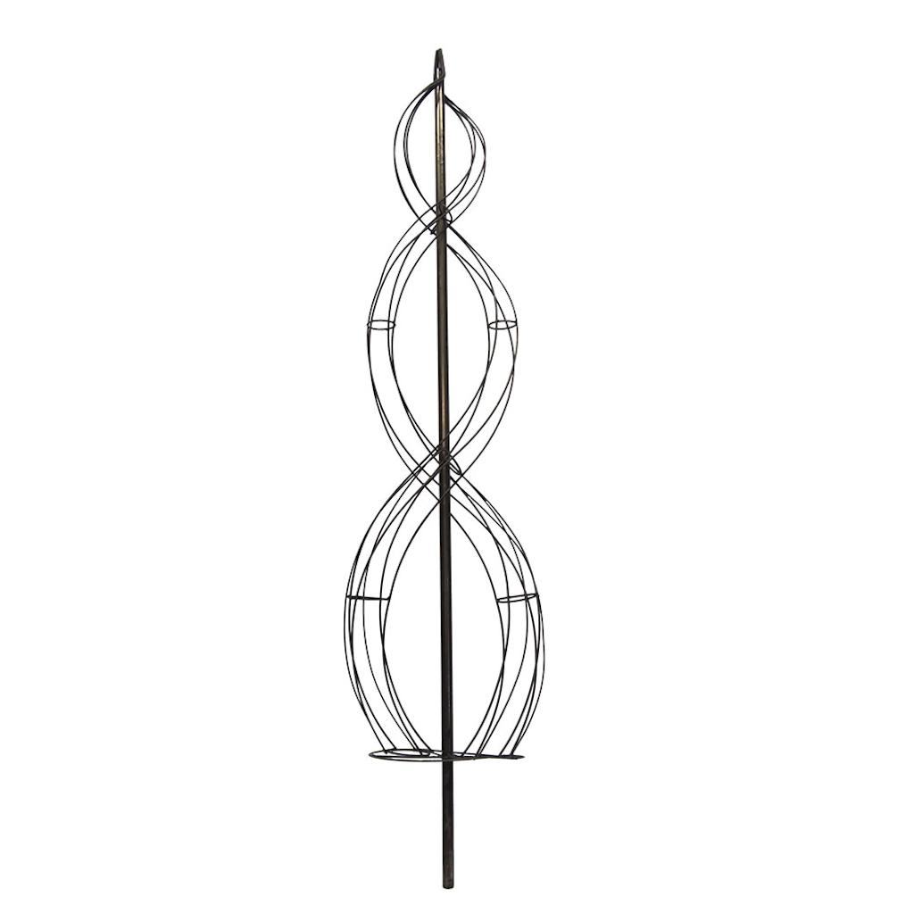 5' Double Spiral Metal Topiary Frame 1