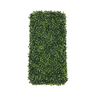 24"L x 12"W Artificial Green Boxwood Hedge 4