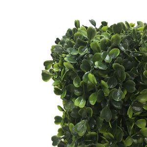 24"L x 12"W Artificial Green Boxwood Hedge 5