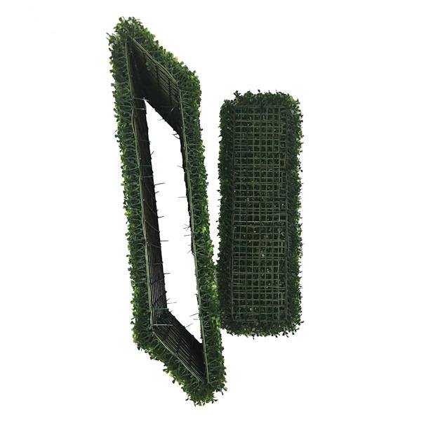 36"L x 12"W Artificial Green Boxwood Hedge 3