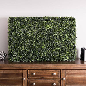 36"L x 12"W Artificial Green Boxwood Hedge 6