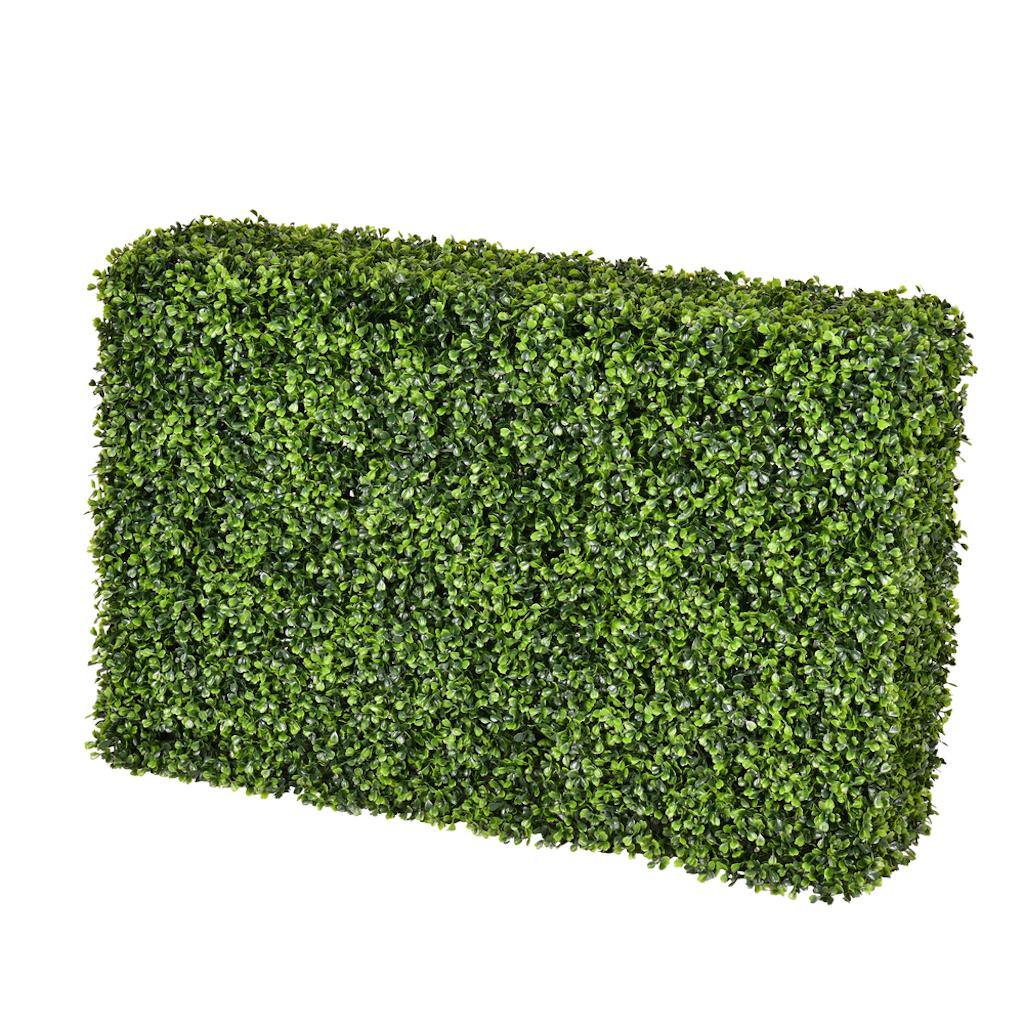 36"L x 12"W Artificial Green Boxwood Hedge 1