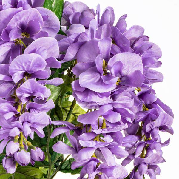 19" Artificial Lavender Wistera Bush 4